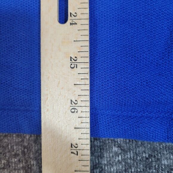 Rag & Bone Harvey Men's Shirt Size M Azzure Blue Pique Polo Short Sleeve Rare - Picture 10 of 13